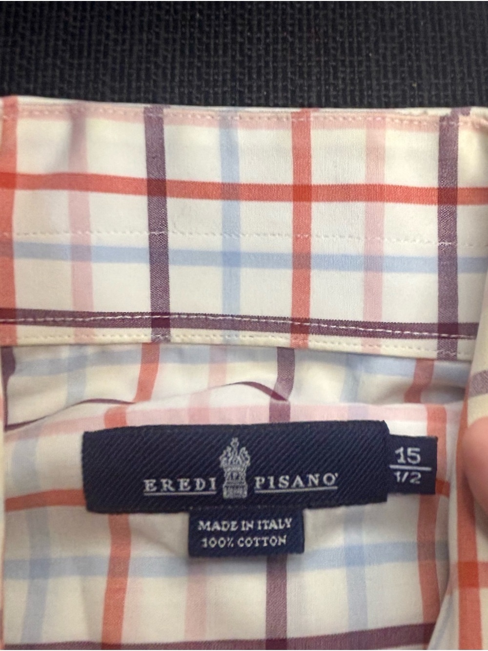 Vintage Eredi Pisano Men’s Shirt Size 15 1/2 - Picture 5 of 9
